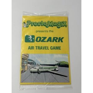 Vintage Presto Magix Ozark Air Travel Game Sealed Defunct Airline Promo Toy